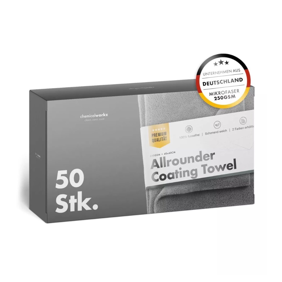 Allrounder Coating Towel 250GSM Grå 40×40cm 50 St
