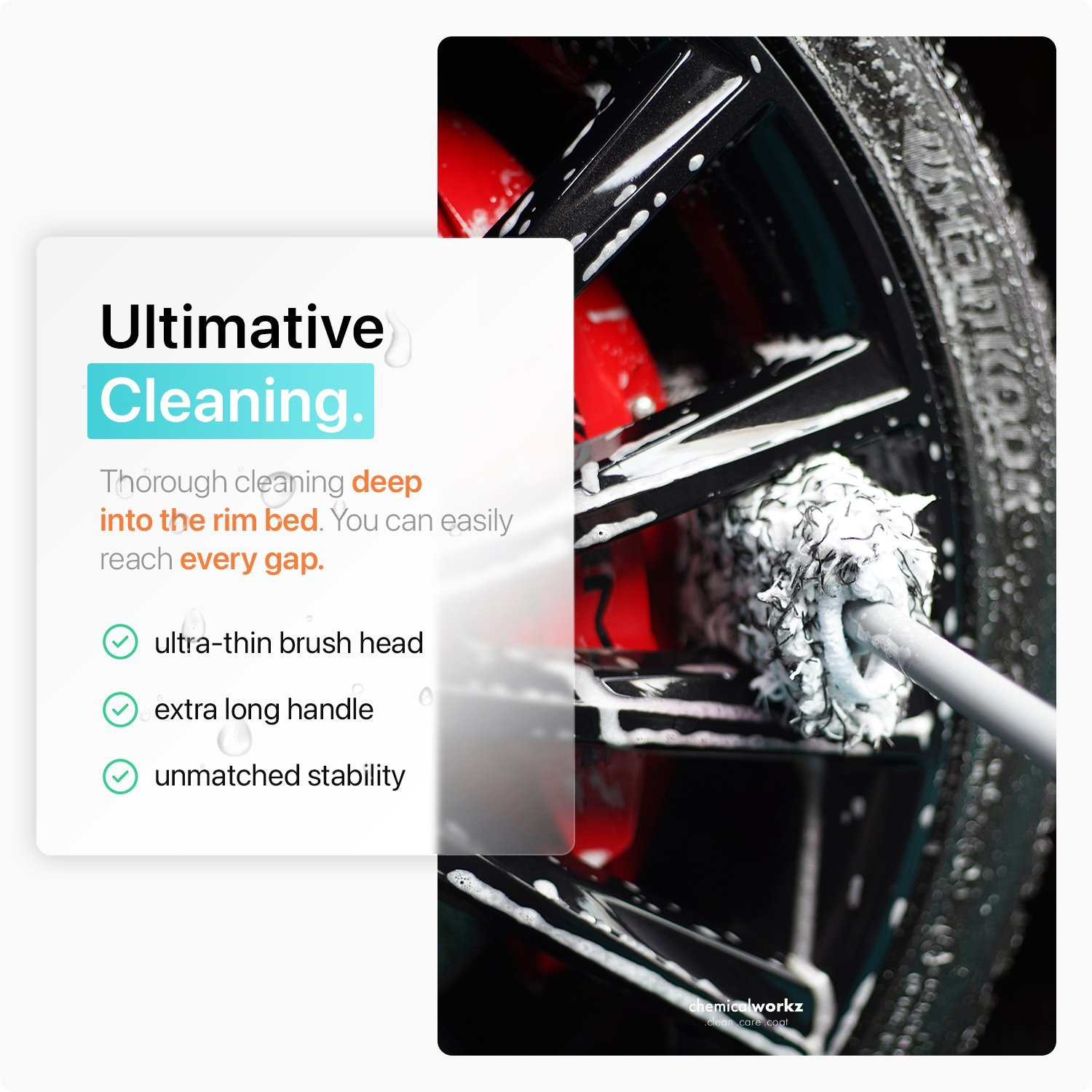 Chemicalworkz Flat Wheel Brush